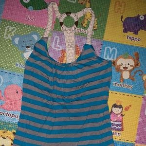 Long stripped boho shirt